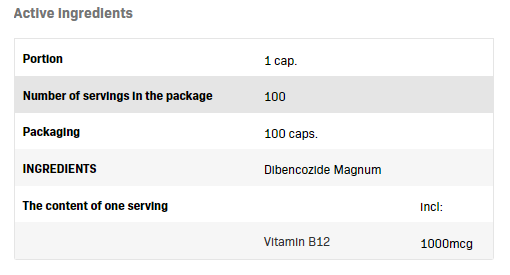 Megabol Dibencozide Magnum Megabol Dibencozide Magnum