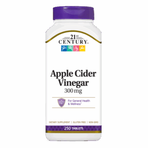 21st Century Apple Cider Vinegar 300mg - Ябълков Оцет | 250 tabs