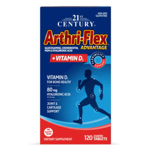 21st Century Arthri-Flex Advantage + Vitamin D3 - Ставен Комплекс, Разфасовка 120 tabs