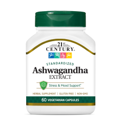 21st Century Ashwagandha Extract 500mg - Ашваганда, Разфасовка 60 caps