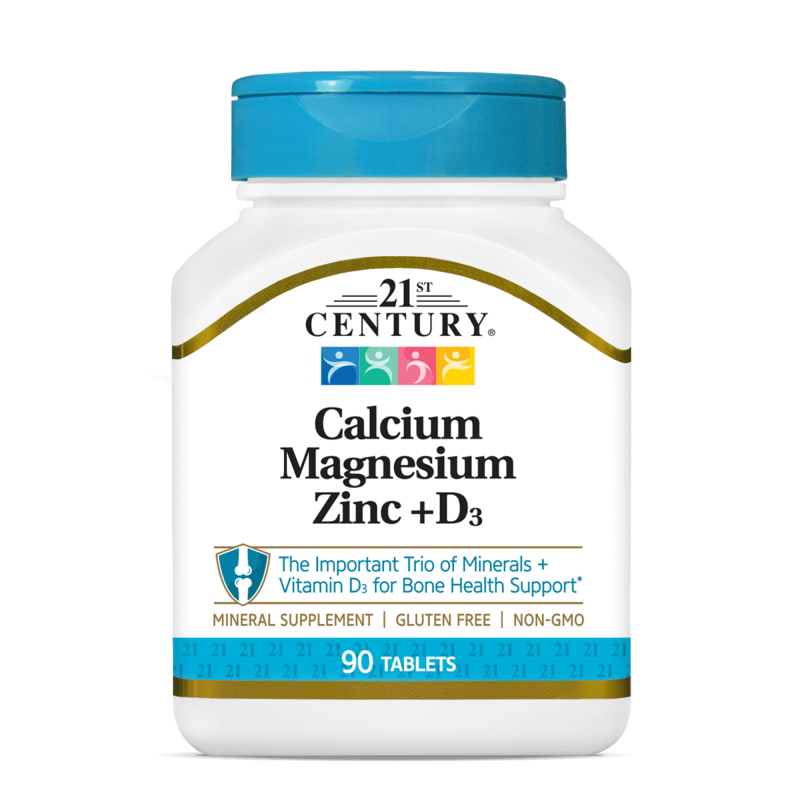 21st Century Calcium Magnesium Zinc D3 12