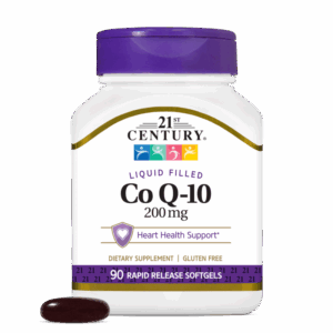 21st Century Co Q-10 200mg SGels - Коензим Q-10, Разфасовка 90 sgels