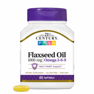 21st Century Flaxseed Oil 1000mg - Омега 3 Масло от Ленено Семе, Разфасовка 60 sgels