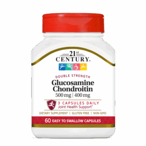 21st Century Glucosamine Chondroitin 500mg / 400mg - Double Strength - Ставен Комплекс | 60 caps