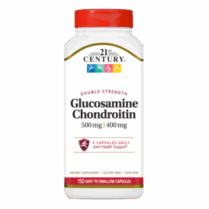 21st Century Glucosamine Chondroitin 500mg / 400mg - Double Strength - Ставен Комплекс | 150 caps