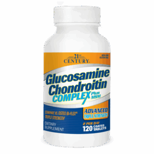 21st Century Glucosamine Chondroitin Complex Plus MSM - Advanced Triple Strength - Ставен Комплекс | 80 tabs
