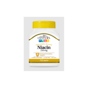 21st Century Niacin 250mg Prolonged Release - Ниацин | 110 tabs