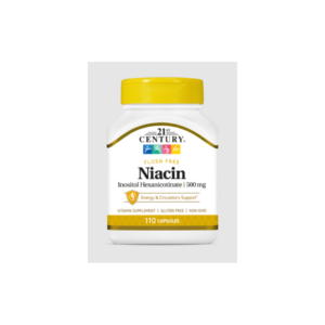 21st Century Niacin 500mg Flush Free - Ниацин, Разфасовка 110 caps
