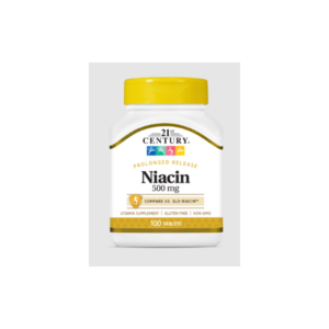21st Century Niacin 500mg Prolonged Release - Ниацин | 100 tabs.