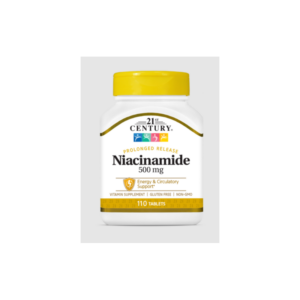 21st Century Niacinamide 500mg Prolonged Release - Ниацин | 110 tabs