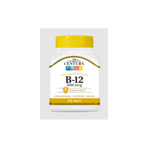 21st Century Vitamin B-12 1000mcg Prolonged Release - Витамин B-12 | 110 tabs