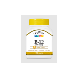 21st Century Vitamin B-12 500mcg - Витамин B-12 | 110 tabs