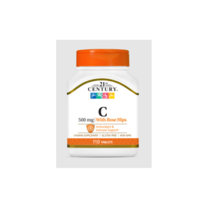 21st Century Vitamin C 500mg + Rose Hips - Витамин C | 110 tabs