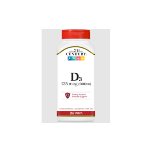 21st Century Vitamin D3 125mcg (5000IU) - Tabs - Витамин D | 360 tabs