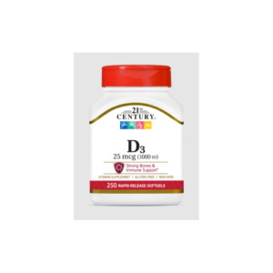 21st Century Vitamin D3 25mcg (1000IU) - SGels - Витамин D | 250 sgels
