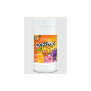 21st Century Zoo Friends Multi + Extra C Chewable - Мултивитамини за Деца | 60 chew tabs