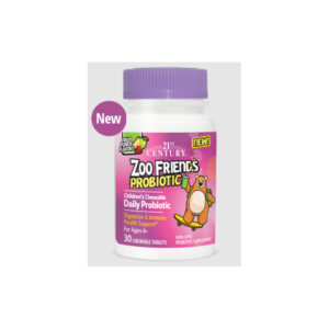 21st Century Zoo Friends Probiotic Chewable - Пробиотик за Деца | 30 chews