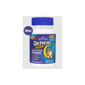 21st Century Zoo Friends Sleep Chewable - Мелатонин за Деца | 60 chew tabs