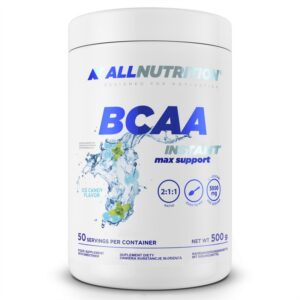Allnutrition BCAA Max Support Instant, Вкус Портокал, Разфасовка 500g