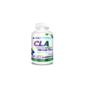 Allnutrition CLA + L-Carnitine + Green Tea - Липотропен Фет Бърнър | 120 caps