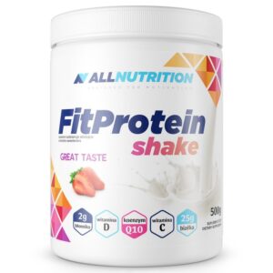 Allnutrition FitProtein Shake - Дамски Протеин, Вкус Ягода, Разфасовка 500g