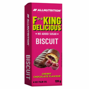 AllNutrition F**King Biscuit - Cherry Chocolate - Диетични Бисквити