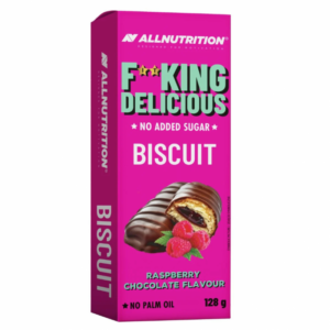 AllNutrition F**King Biscuit - Raspberry Chocolate - Диетични Бисквити