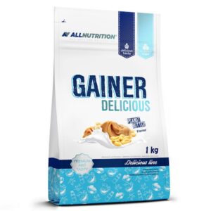 Allnutrition Gainer Delicious - Гейнър, Вкус Фъстъчено масло, Разфасовка 1.000kg