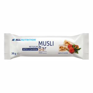 Allnutrition Musli Bar + L-Carnitine - Мюсли Бар, Вкус Йогурт и касис, Разфасовка 30g