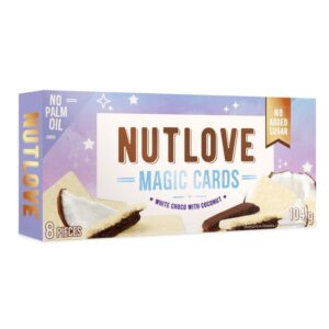 Allnutrition NutLove Magic Cards - White Choco Coconut - Diet Dessert | 104g