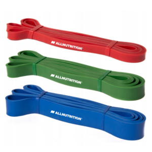 AllNutrition Power Band Set - 3 Bands - Exercise Bands, Rubber Material