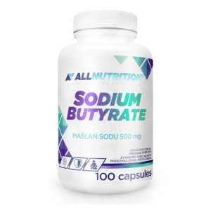 Allnutrition Sodium Butyrate 500mg - Натриев Бутират, Разфасовка 100 caps
