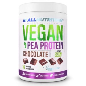 Allnutrition Vegan Pea Protein - Vegetarian Protein, Salted Caramel Flavor, 500g Package