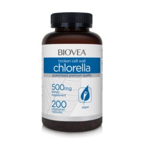 Biovea Chlorella 500mg - Хлорела, Разфасовка 200 caps