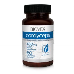 Biovea Cordyceps 450mg - Cordyceps, Pack of 60 caps