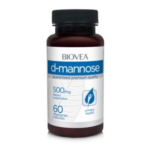Biovea D-Mannose 500mg - D-Mannose, Pack of 60 caps