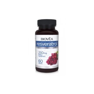 Biovea Resveratrol 250mg - Ресвератрол, Разфасовка 60 tabs
