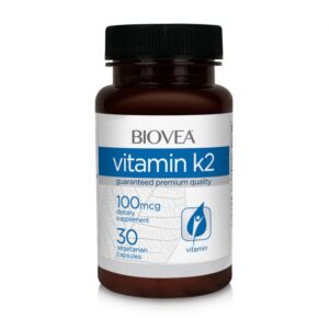 Biovea Vitamin K-2 100mcg - Витамин К-2, Разфасовка 30 caps