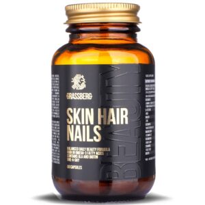 Grassberg Skin Hair Nails - Витамини за Кожа, Коса, Нокти, Разфасовка 120 caps