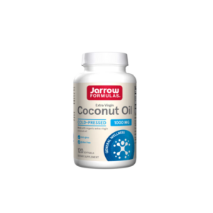 Jarrow Formulas Coconut Oil 1000mg Extra Virgin - Екстракт от Кокосово Масло, Разфасовка 120 sgels