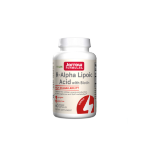 Jarrow Formulas R-Alpha Lipoic Acid 100mg + Biotin - Алфа Липоева Киселина + Биотин, Разфасовка 60 caps