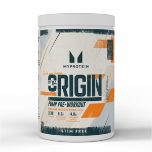 Myprotein Origin Pre-Workout Stim-Free - Азотен Бустер без Стимуланти, Вкус Портокал и манго, Разфасовка 600g