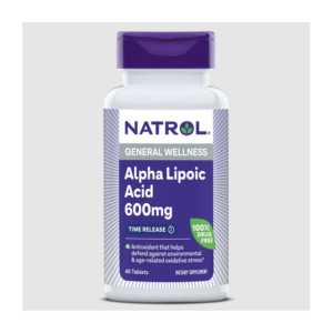 Natrol Alpha Lipoic Acid Time Release 600mg - Антиоксидант