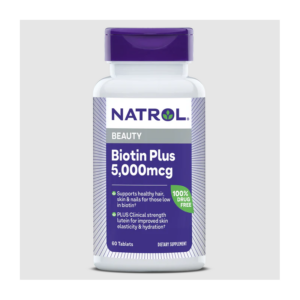 Natrol Biotin Plus Lutein, Разфасовка 60 tabs