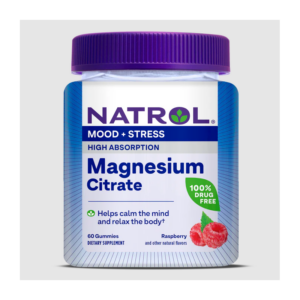 Natrol Magnesium Citrate Gummies - Magnesium, Pack of 60 gummies