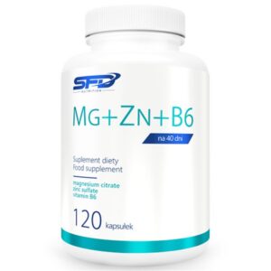 SFD Mg + Zn + B6 - Магнезий + Цинк + Витамин B6, Разфасовка 120 caps