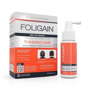 FOLIGAIN® Hair Regrowth Treatment For Men (Възстановяваща терапия за оредяла и слаба коса) - 10% Trioxidil® (2oz) 59ml