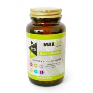 Хранителна добавка MACA (Organic) 1000 мг 60 капсули - MAXLIFE Supplements
