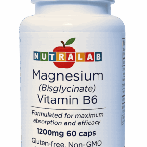 Магнезий Бисглицинат Vitamin B6 NUTRALAB ® 1200mg 60 капсули
