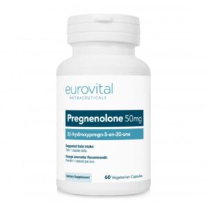 PREGNENOLONE 50mg 60 капсули - за по-добра памет, повивава работоспособността, подобрява настроението